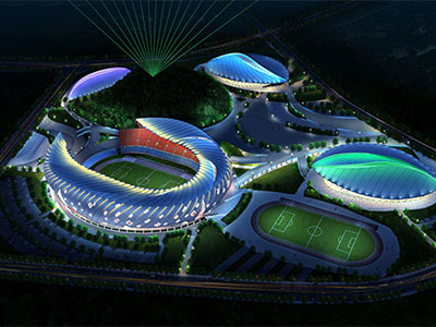 освещение Олимпийского спортивного центра в цзуньи, гуйчжоу