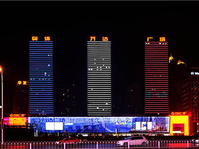 освещение на шэньянской олимпиаде ваньда - сквер