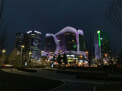 строительство ночного освещения в торговом центре Чжэнчжоу
